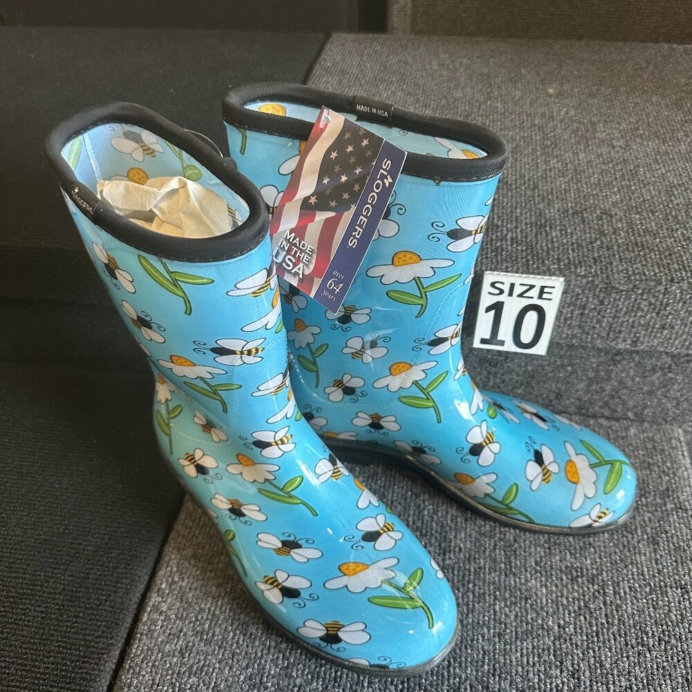 Sloggers-Women's Rain & Garden Boots, Bumble Bee
